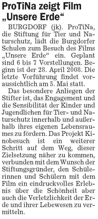 Marktspiegel · 22.04.2008